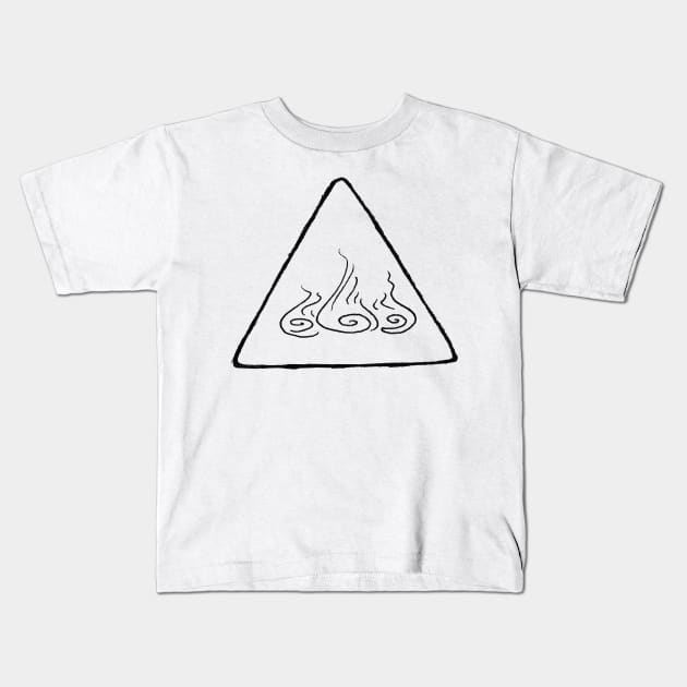 Alchemical Fire Kids T-Shirt by Crowmander